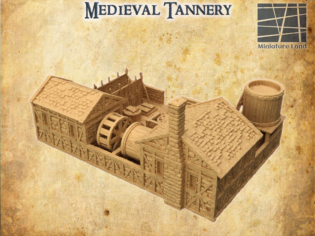 Medieval Tannery- Tabletop Terrain