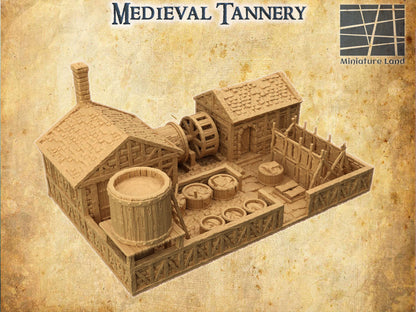 Medieval Tannery- Tabletop Terrain