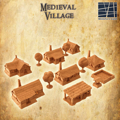 Modular Medieval Village - Tabletop Terrain