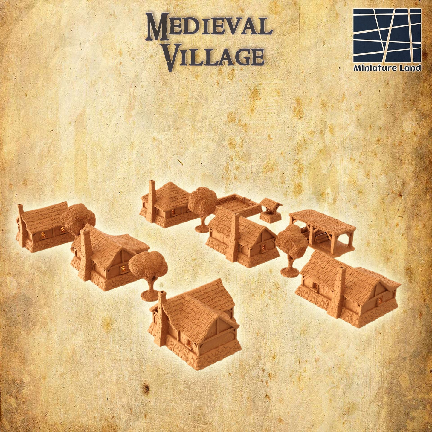 Modular Medieval Village - Tabletop Terrain