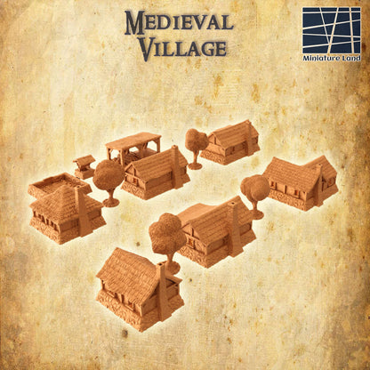 Modular Medieval Village - Tabletop Terrain