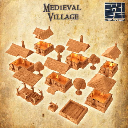 Modular Medieval Village - Tabletop Terrain