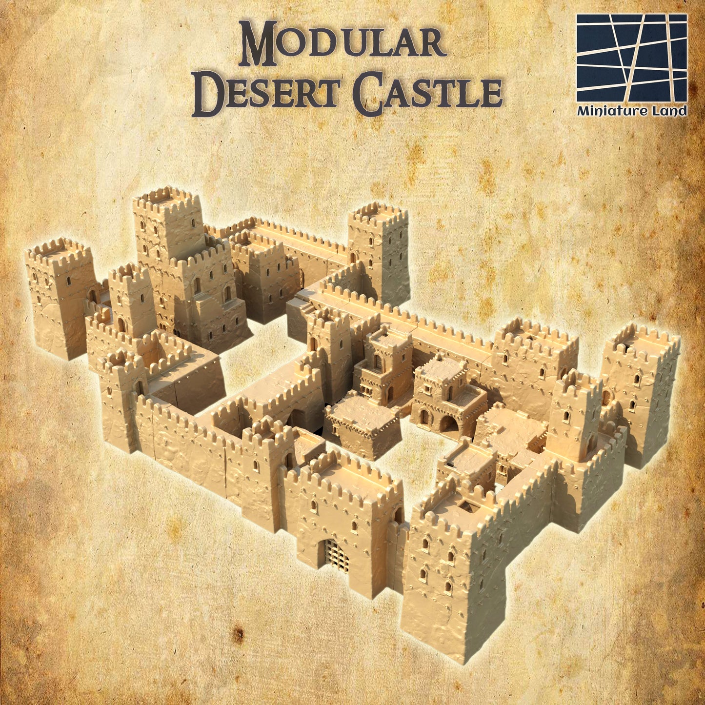 Modular Desert Castle - Tabletop Terrain