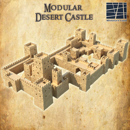 Modular Desert Castle - Tabletop Terrain