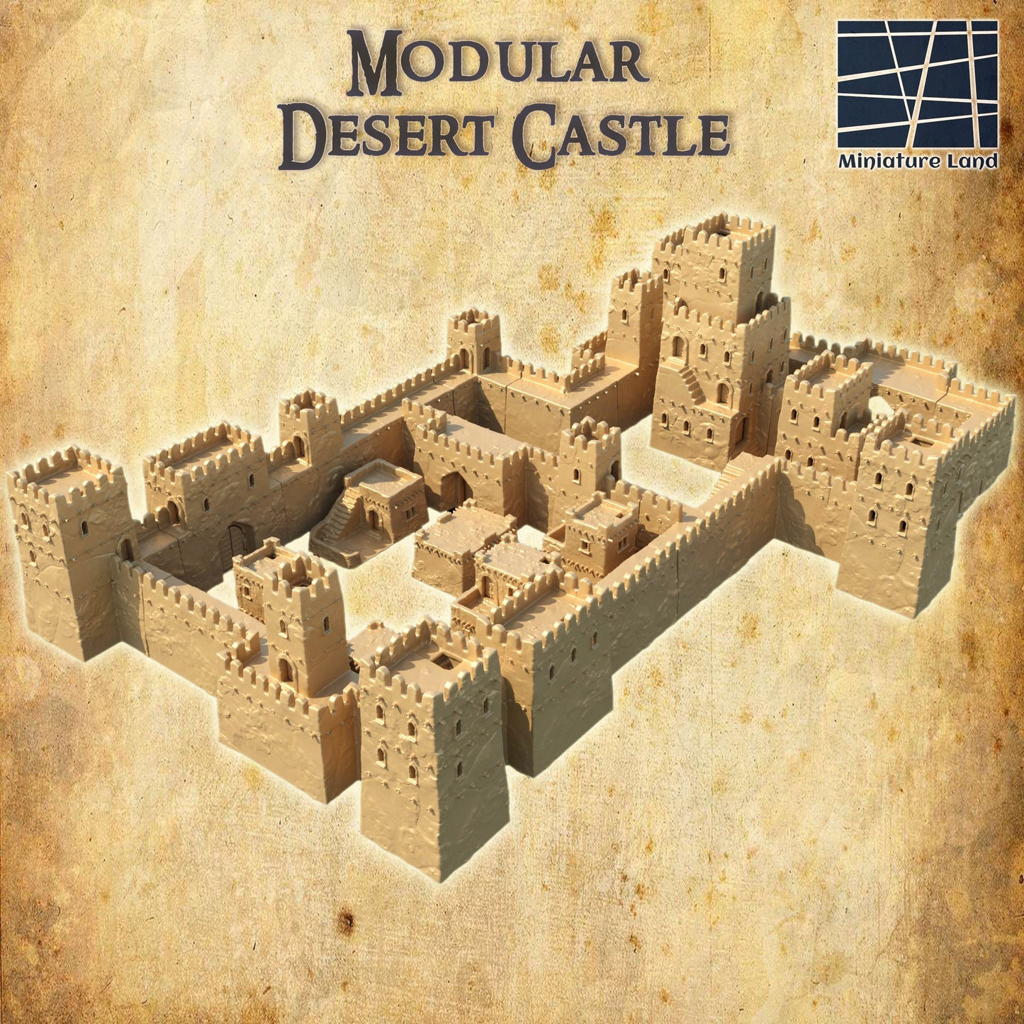 Modular Desert Castle - Tabletop Terrain