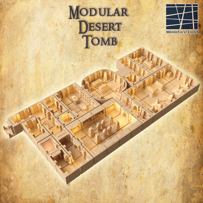 Modular Desert Tomb - Tabletop Terrain