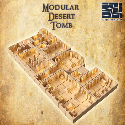 Modular Desert Tomb - Tabletop Terrain