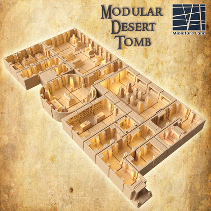 Modular Desert Tomb - Tabletop Terrain