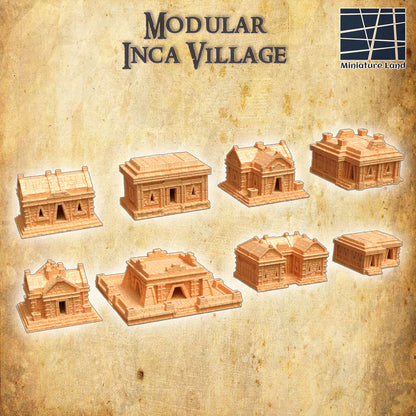 Modular Inca Village - Tabletop Terrain