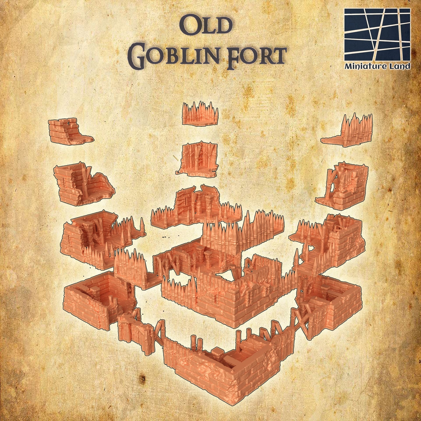 Old Goblin Fort- Tabletop Terrain