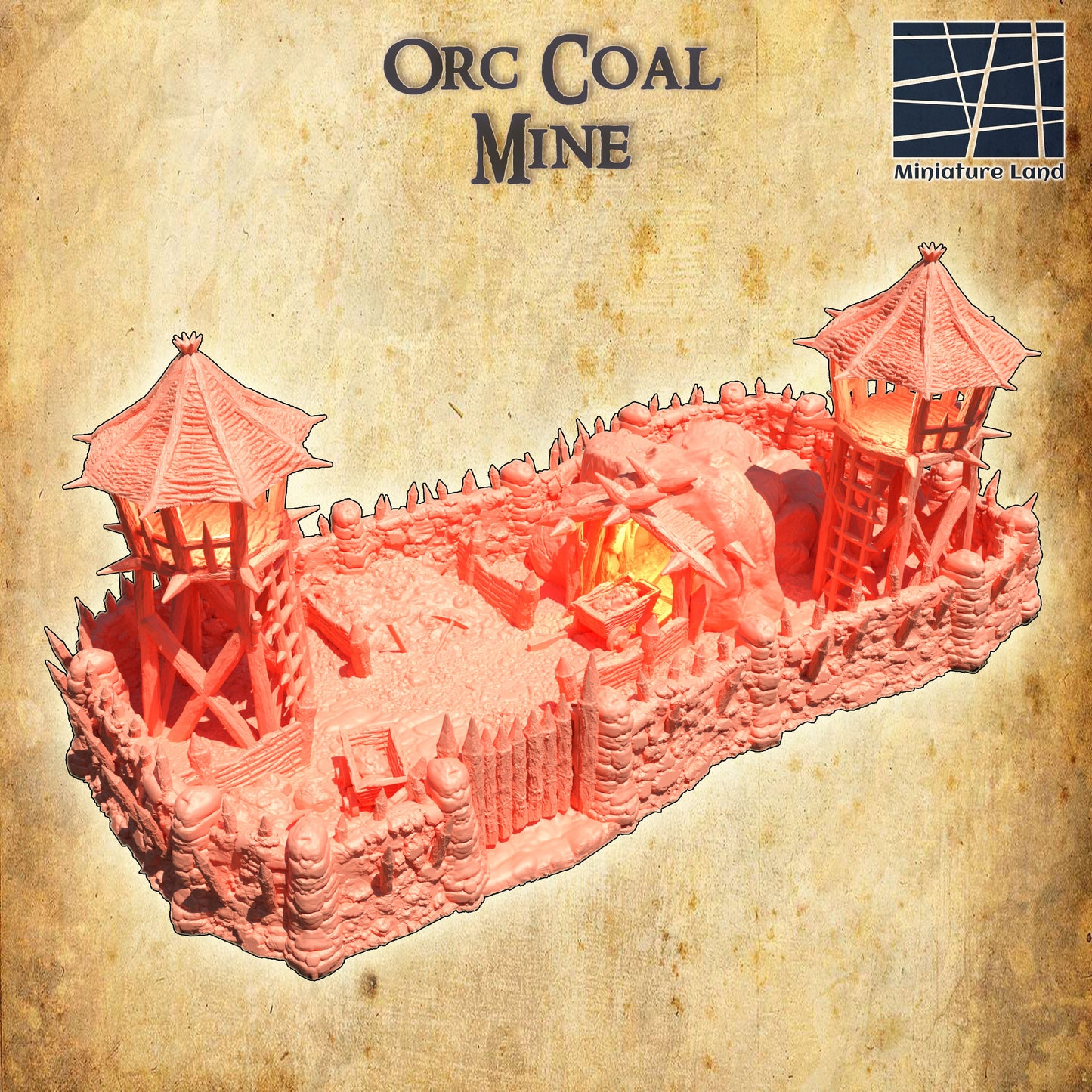 Orc Coal Mine - Tabletop Terrain