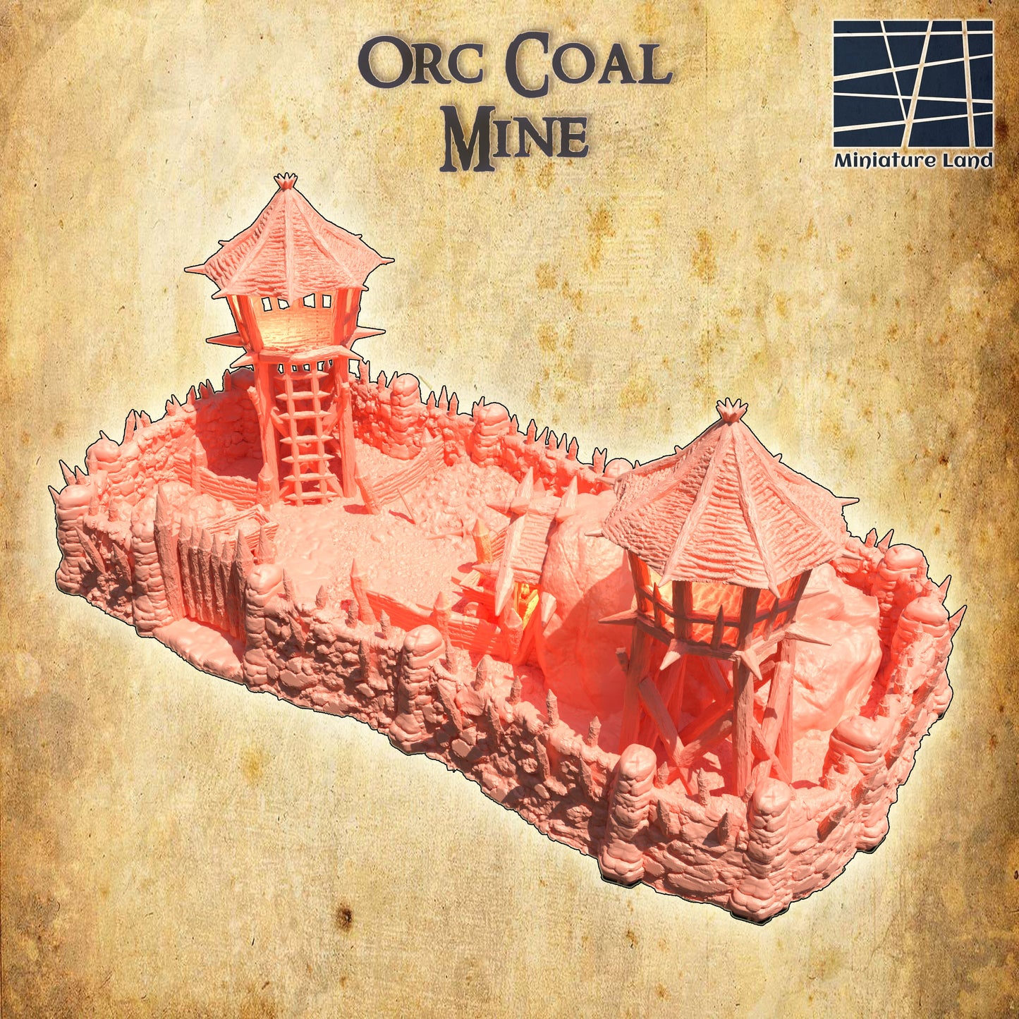 Orc Coal Mine - Tabletop Terrain
