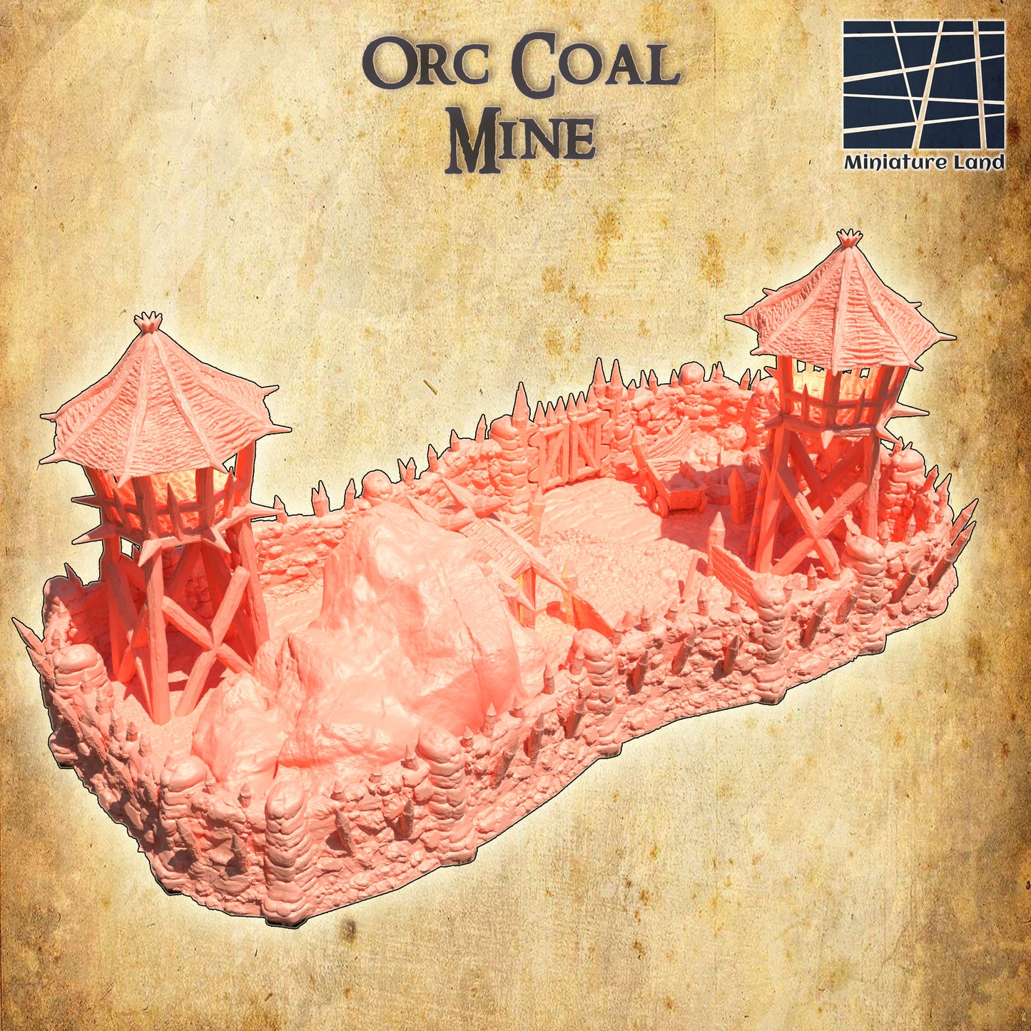 Orc Coal Mine - Tabletop Terrain