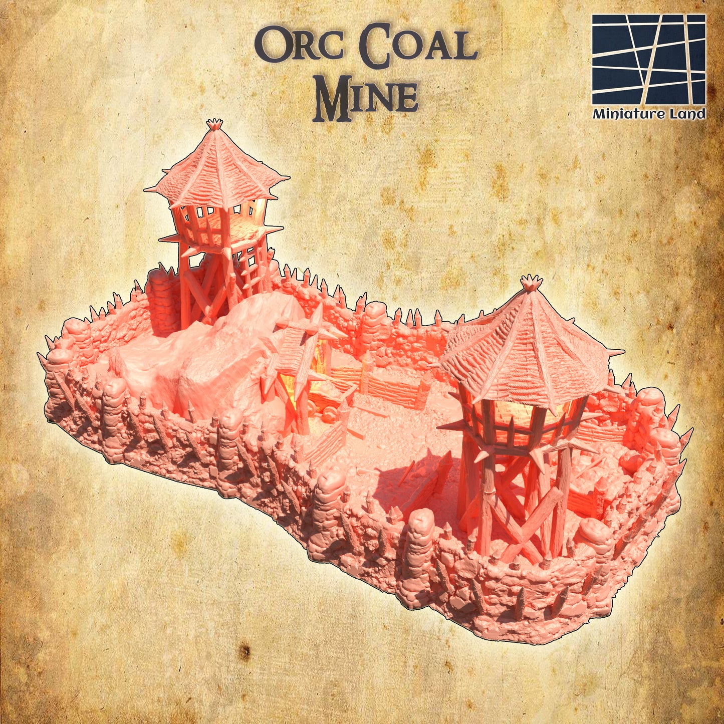 Orc Coal Mine - Tabletop Terrain