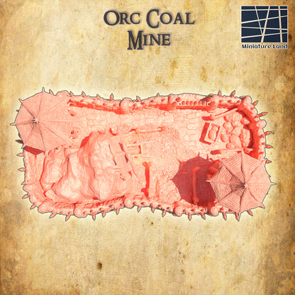Orc Coal Mine - Tabletop Terrain