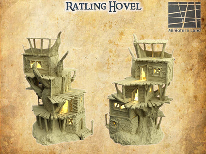 Ratling Hovel- Tabletop Terrain