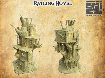 Ratling Hovel- Tabletop Terrain