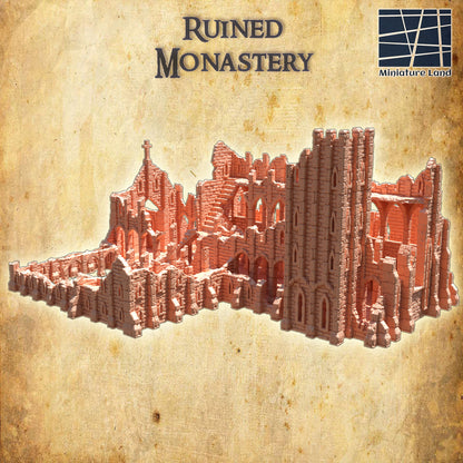 Ruined Monastery - Tabletop Terrain