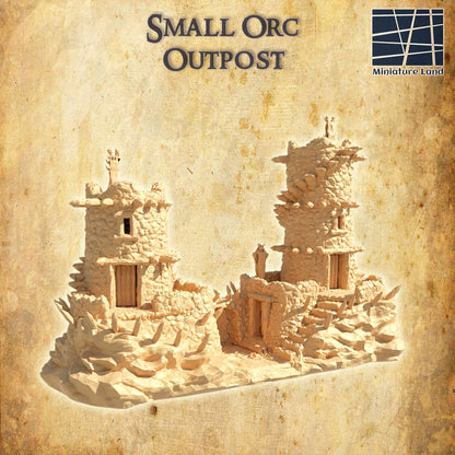 Small Orc Outpost- Tabletop Terrain