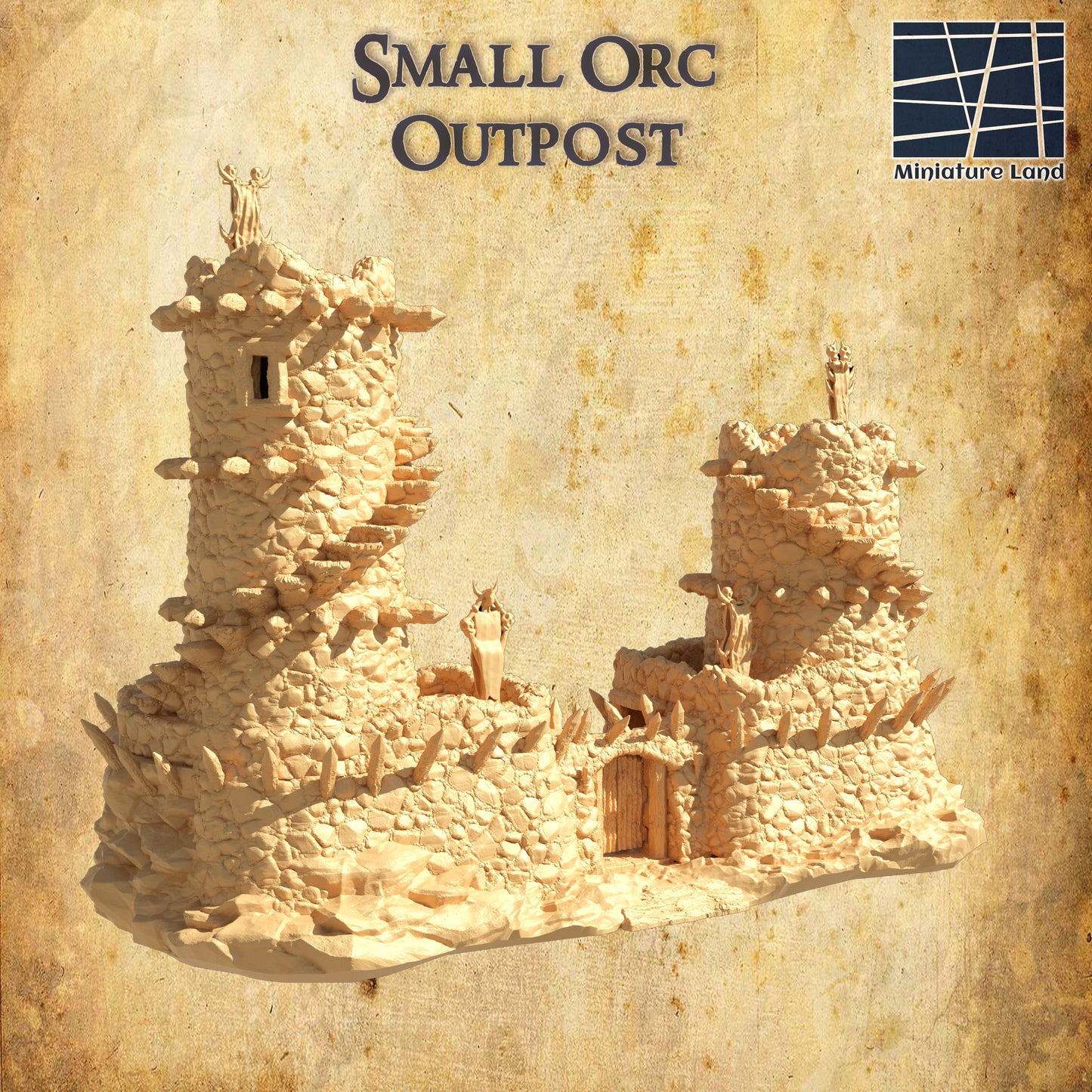 Small Orc Outpost- Tabletop Terrain