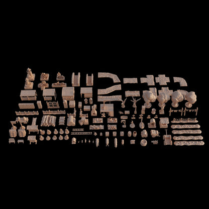 Town Environment Pack - Tabletop Terrain Accessories