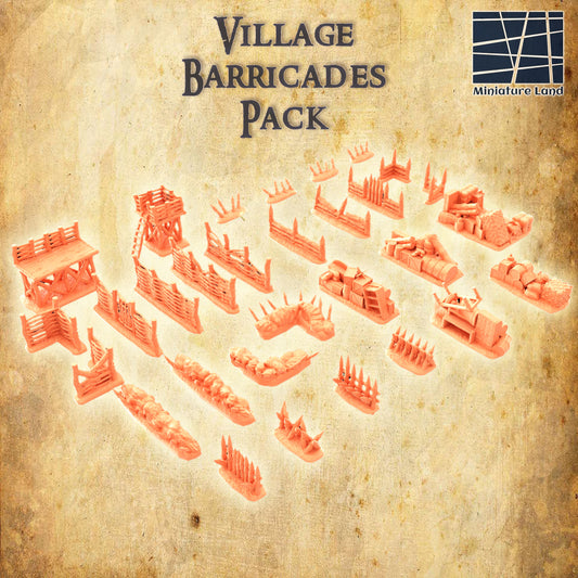 Village Barricades Terrain Pack