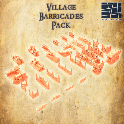 Village Barricades Terrain Pack