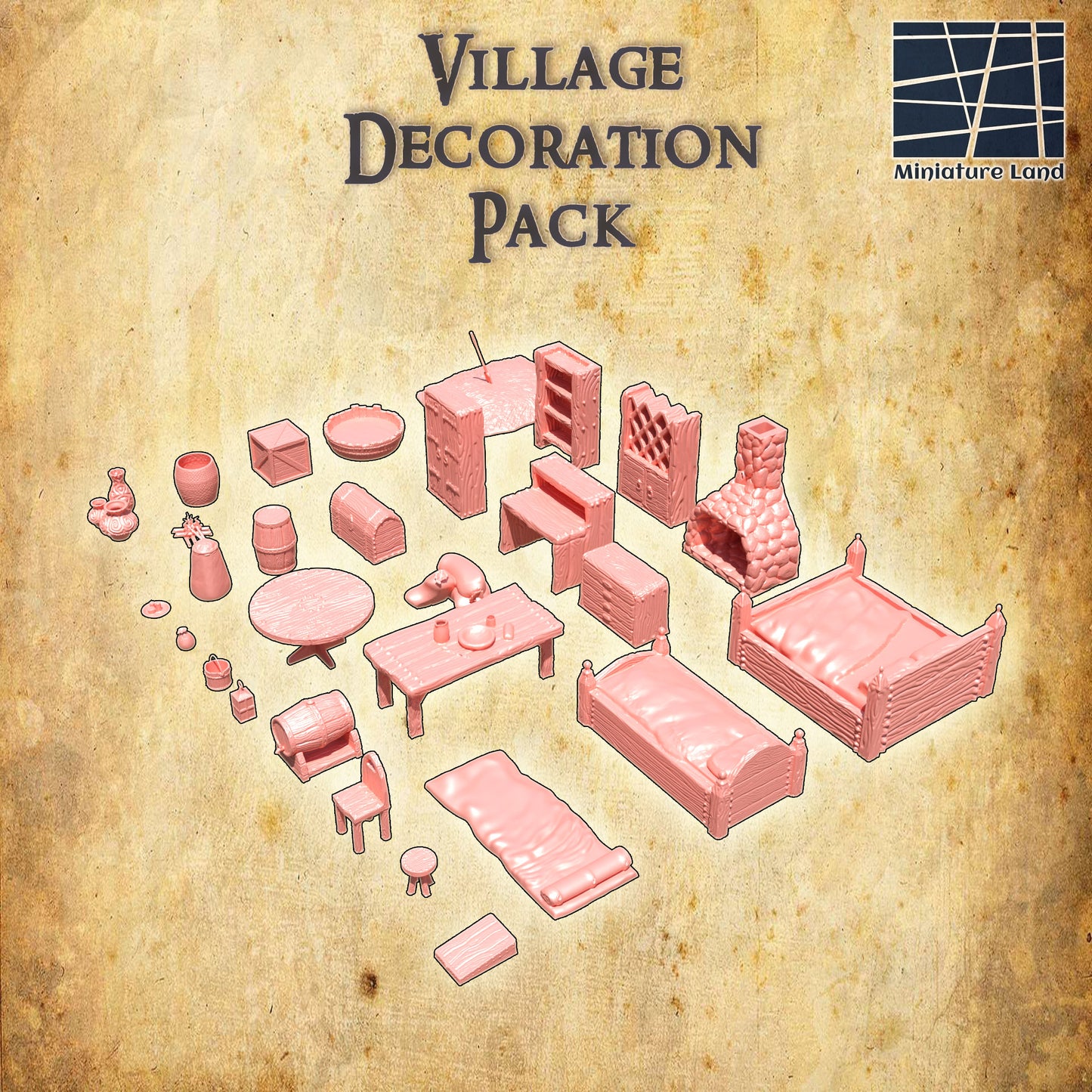 Village Decoration Pack (30 Object)