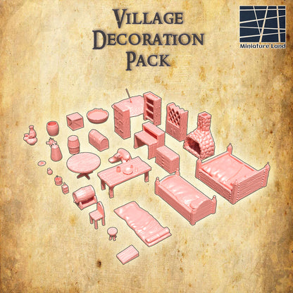 Village Decoration Pack (30 Object)