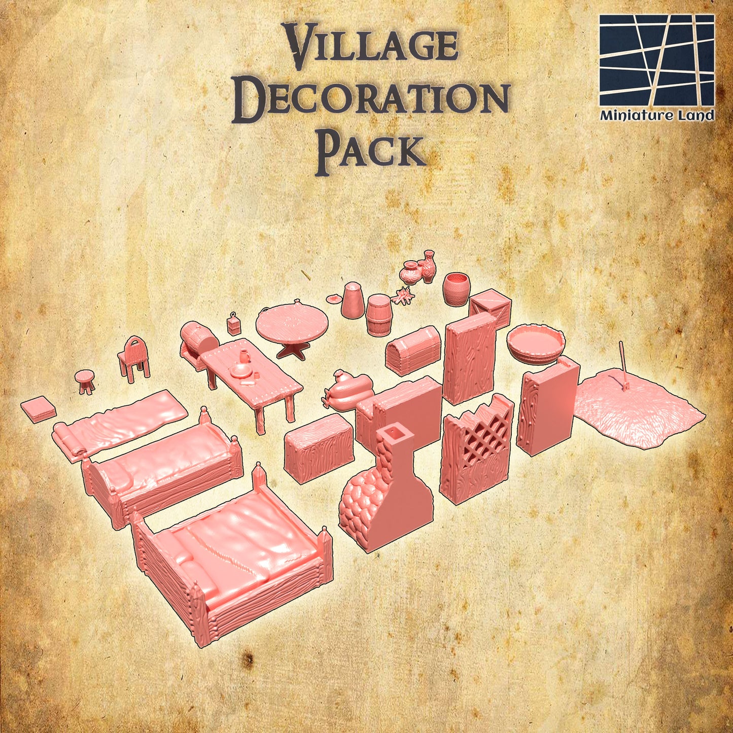 Village Decoration Pack (30 Object)