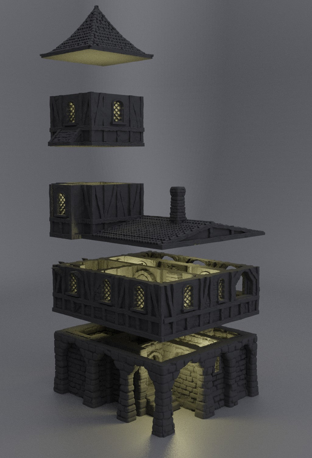 Small Village Prison - Tabletop Terrain
