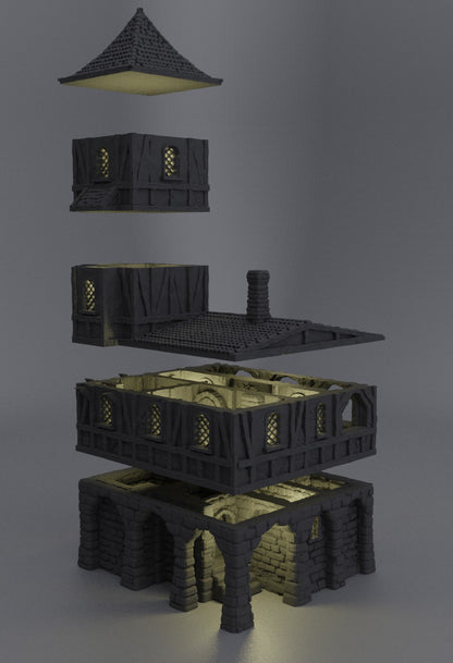 Small Village Prison - Tabletop Terrain