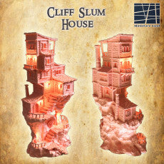 Cliff Slum House - Tabletop Terrain - 28 MM