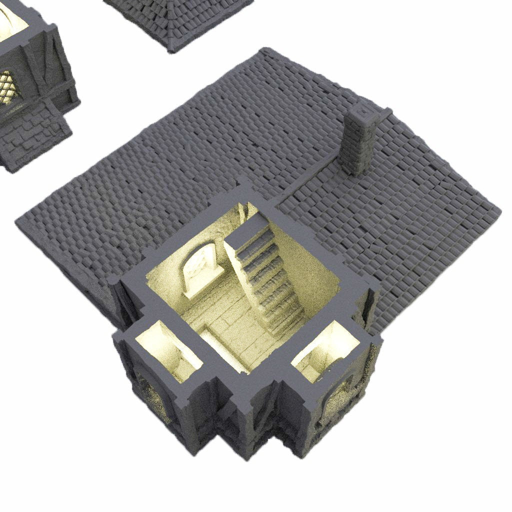 Medieval Jail Dnd Terrain, Medieval Prison Terrain for 28mm DnD Miniatures, Tabletop Terrain