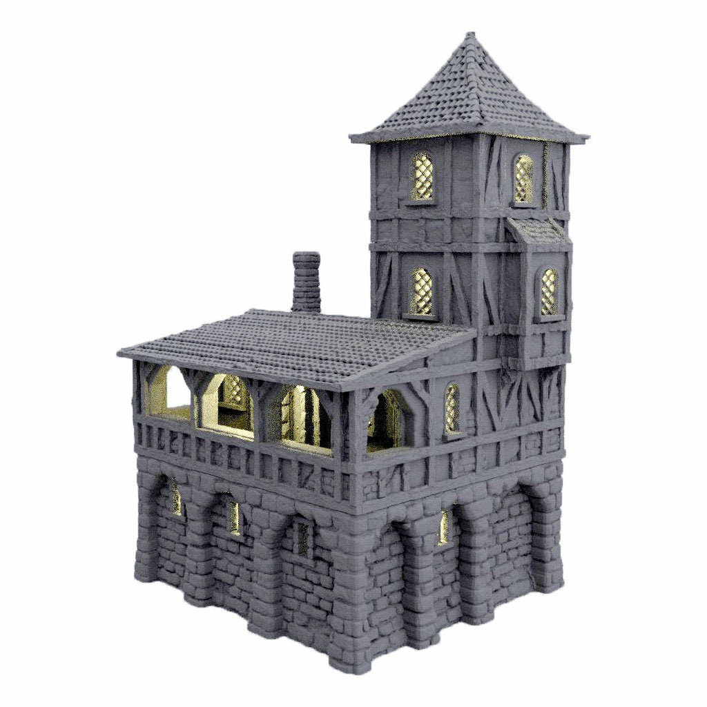 Medieval Jail Dnd Terrain, Medieval Prison Terrain for 28mm DnD Miniatures, Tabletop Terrain