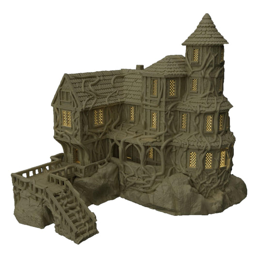 Cultist Manor Terrain for Dungeons and Dragons, Medieval Manor Terrain, DnD Miniature Terrain