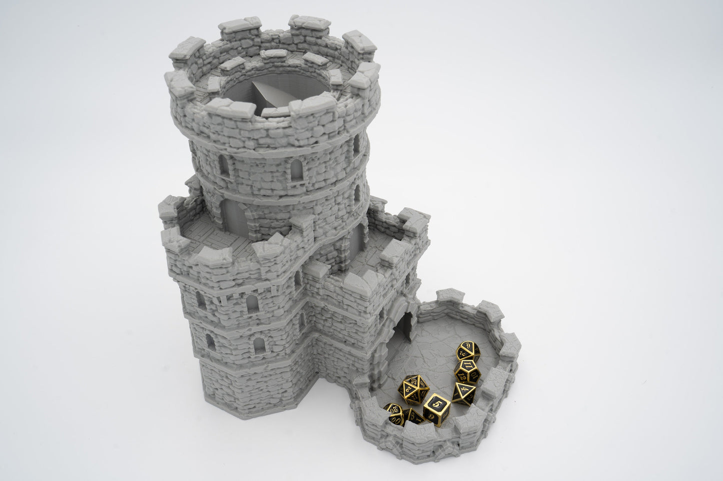 Dice Tower, Modular Dice Tower for DnD, Dark Realms Dice Tower