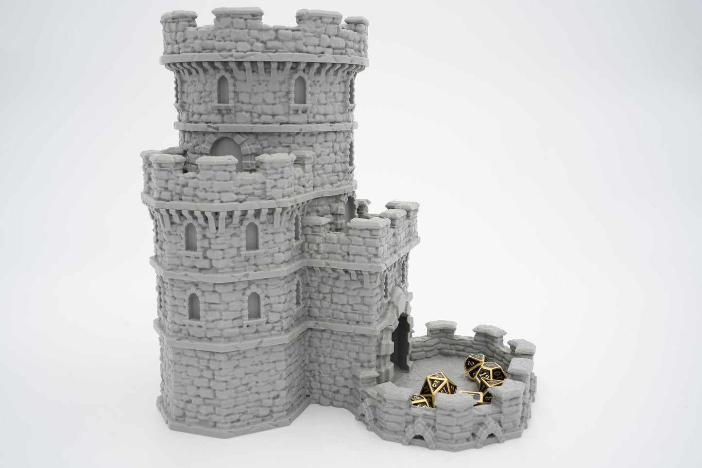 Dice Tower, Modular Dice Tower for DnD, Dark Realms Dice Tower