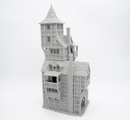 Medieval High House Terrain, Medieval City Noble House Terrain for DnD, Dungeons and Dragons Medieval Home