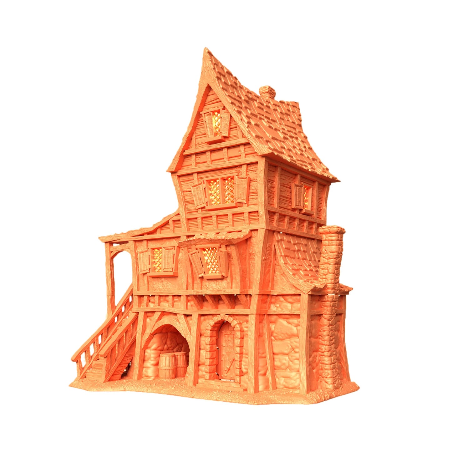 Medieval Commoner House DnD, DnD Old House, Miniatureland