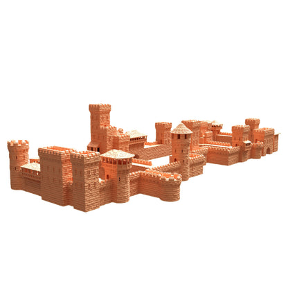 DnD Modular Citadel Mega Terrain, DnD Medieval Walled City (28mm), MiniatureLand