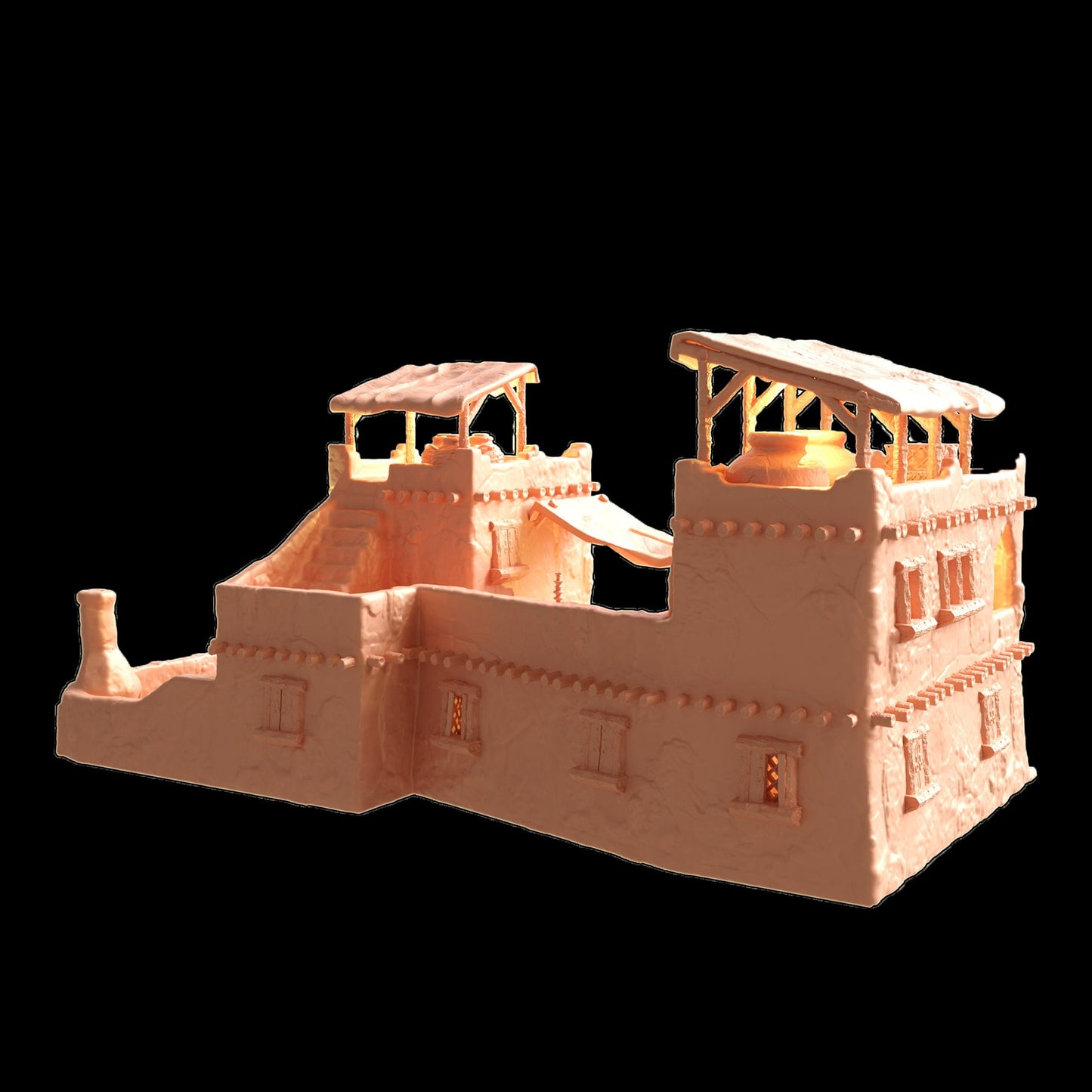 Desert Trading Outpost, DnD Trade Outpost, Desert Trader, MiniatureLand
